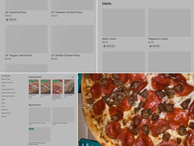 Pizza Hut Menu
