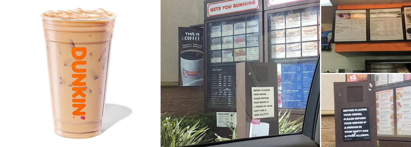 Dunkin' Menu