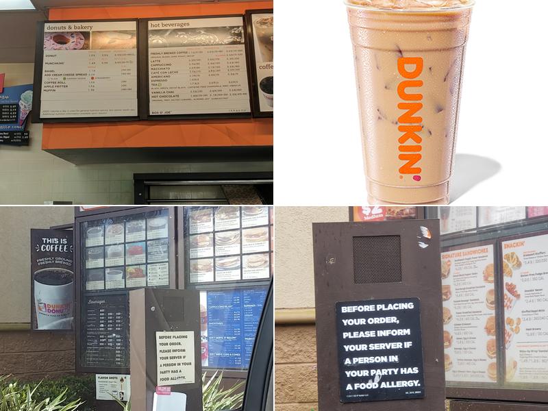 Dunkin' Menu