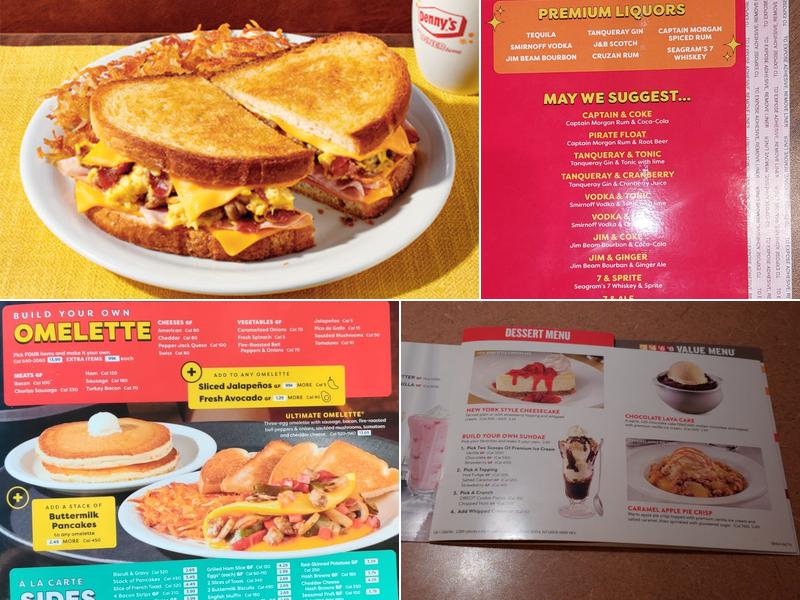 Denny's Restaurant Menu