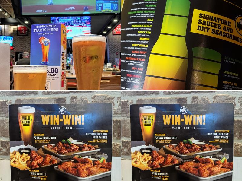 Buffalo Wild Wings Menu