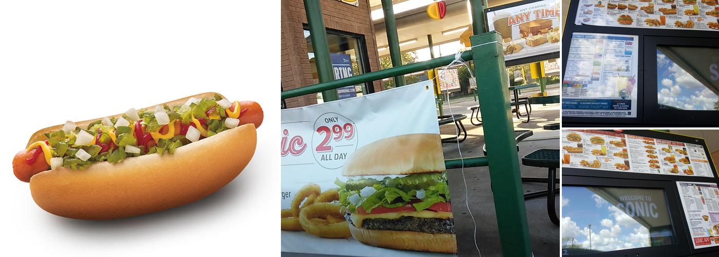 Sonic Drive-In Menu