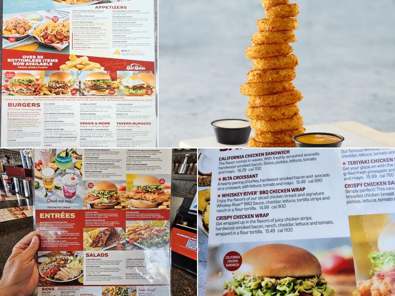 Red Robin Gourmet Burgers and Brews Menu