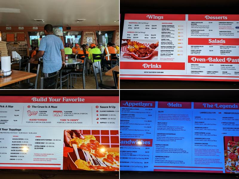 Pizza Hut Menu