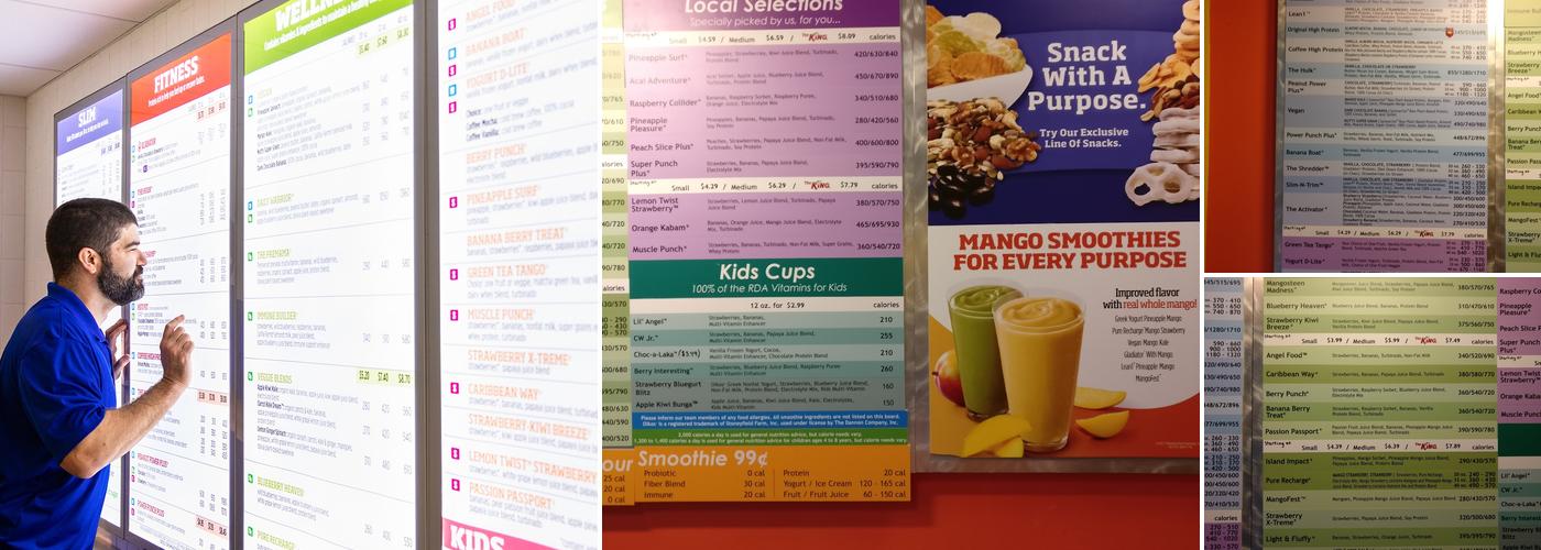 Smoothie King Menu