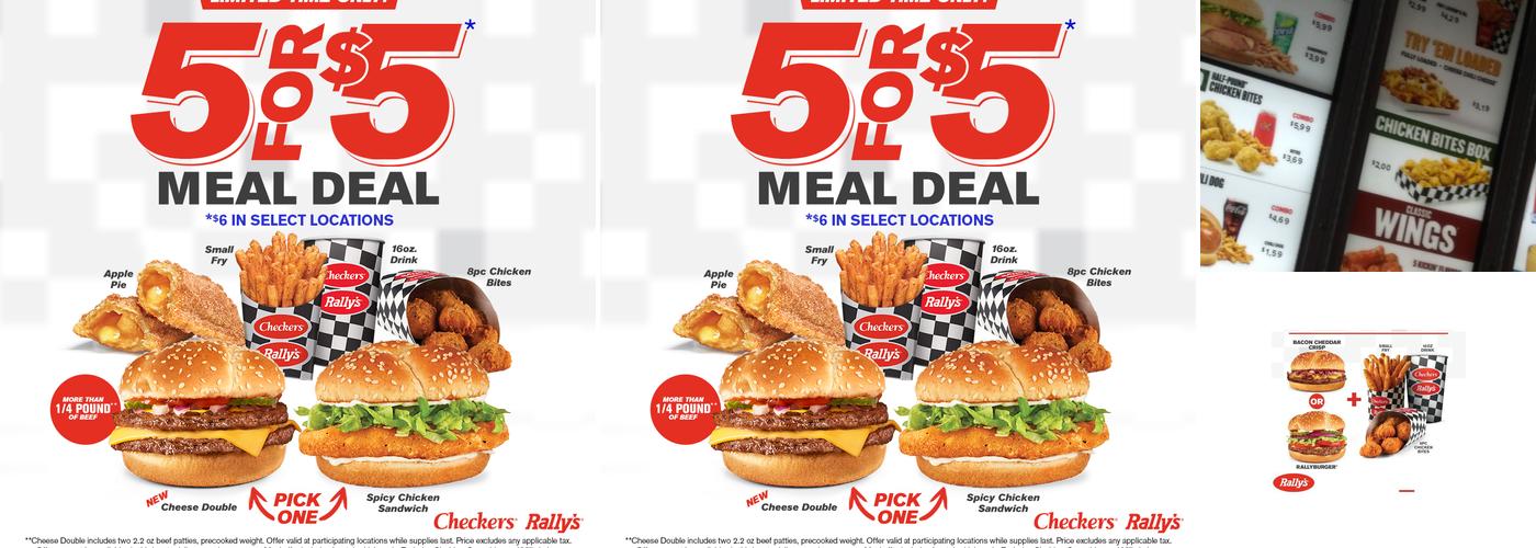 Checkers Menu