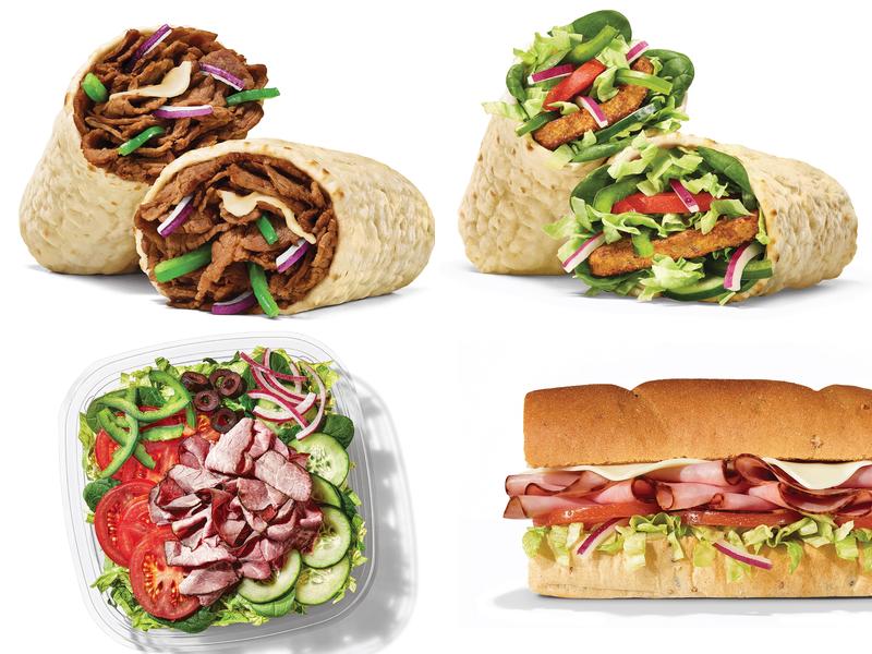 Subway Menu