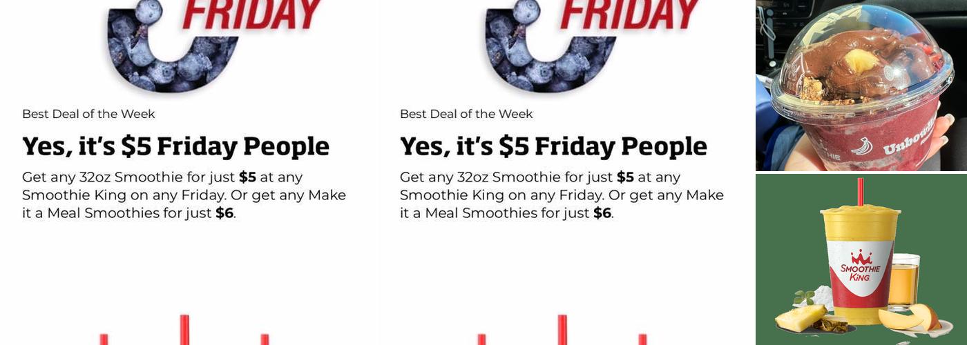 Smoothie King Menu