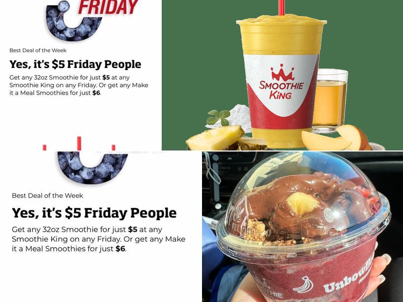Smoothie King Menu
