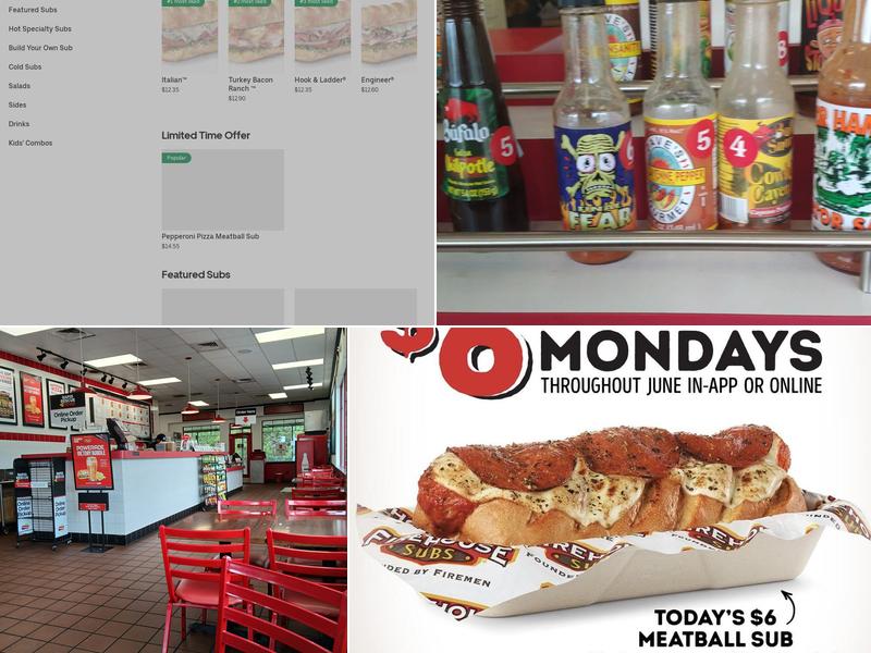 Firehouse Subs Lakeway Commons Menu