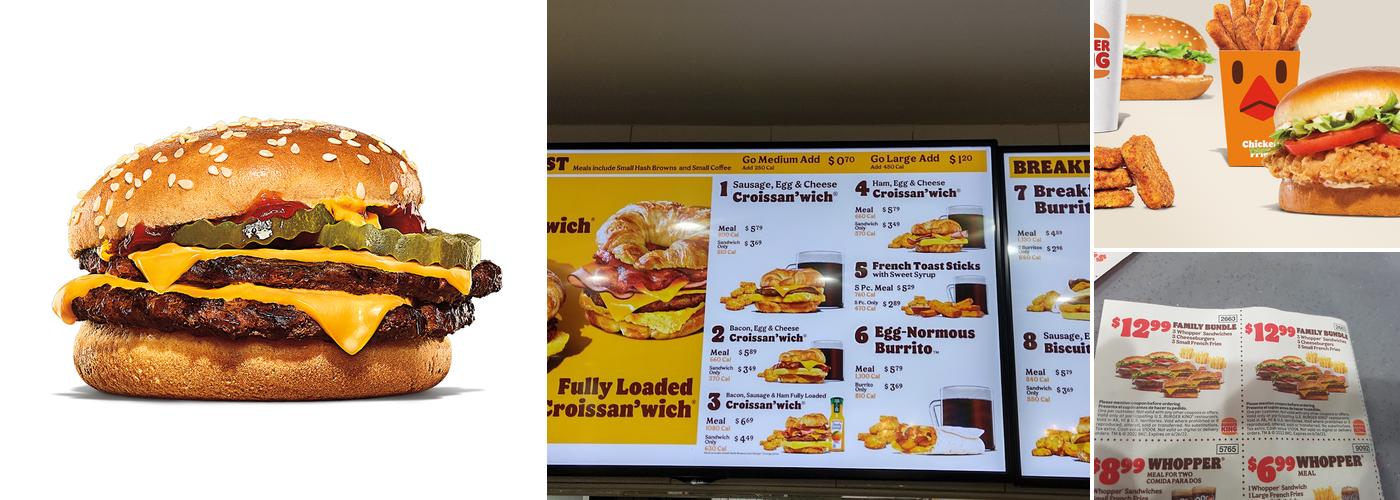 Burger King Menu