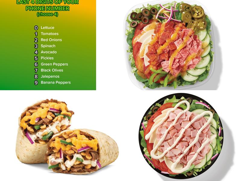 Subway Menu