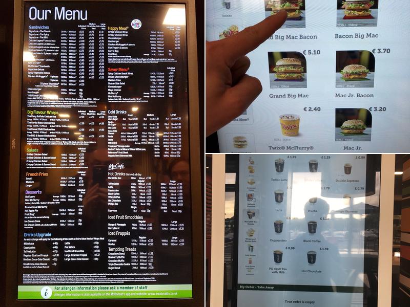 McDonald's Menu