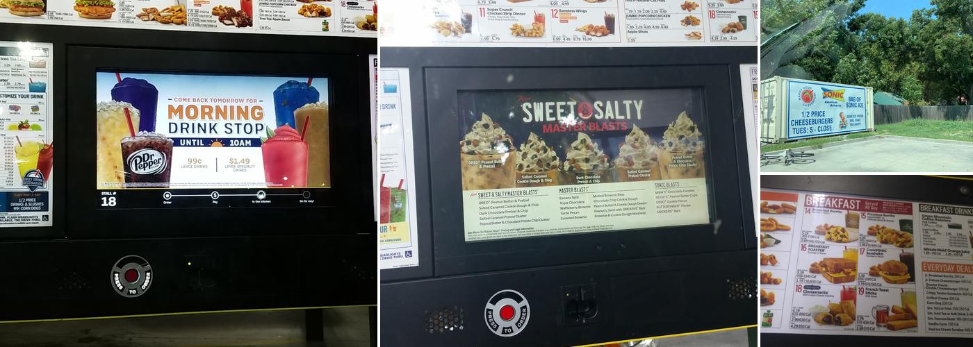 Sonic Drive-In Menu