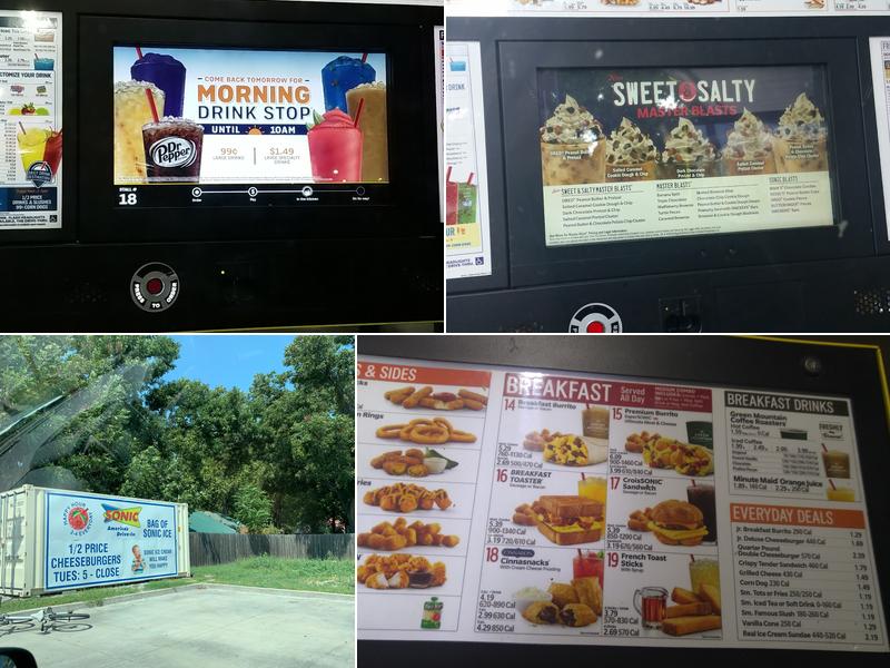 Sonic Drive-In Menu