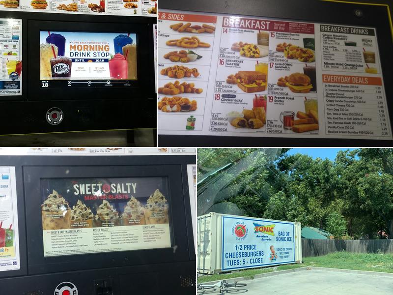 Sonic Drive-In Menu