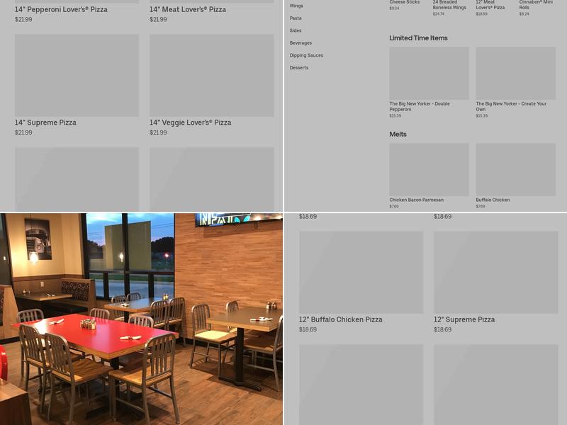 Pizza Hut Menu