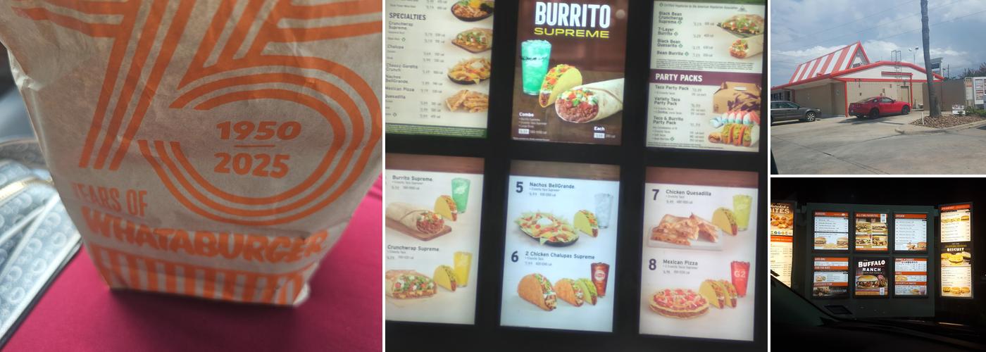 Whataburger Menu