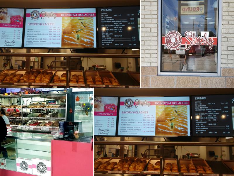 Shipley Do-Nuts Menu