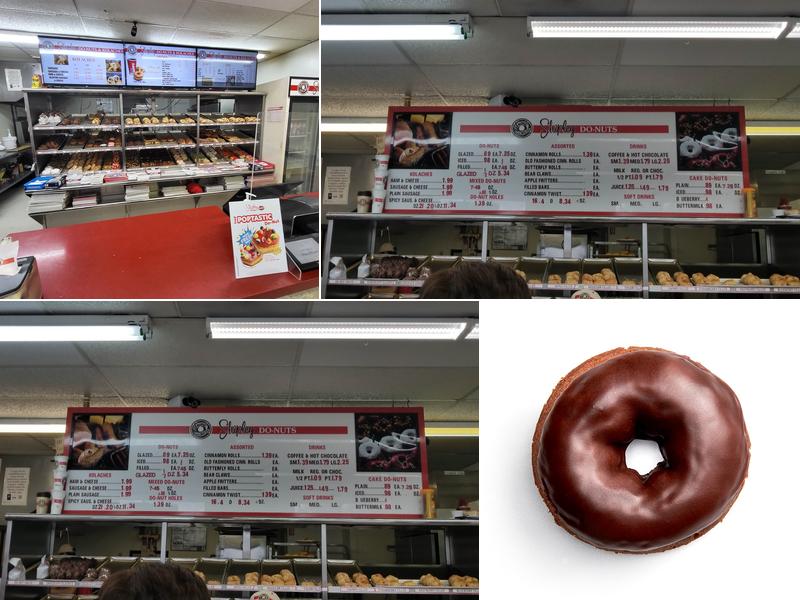 Shipley Do-Nuts Menu