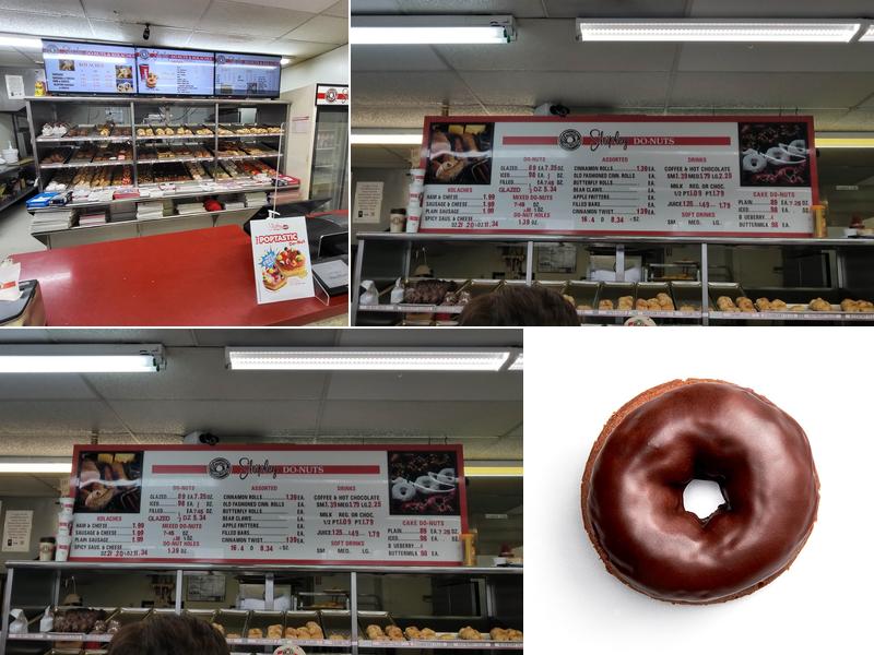 Shipley Do-Nuts Menu