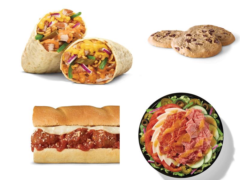 Subway Menu