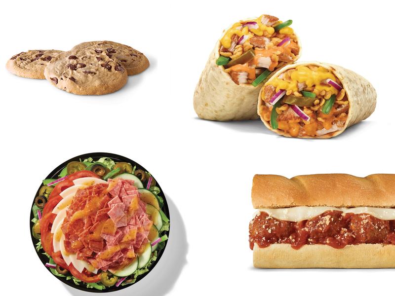 Subway Menu