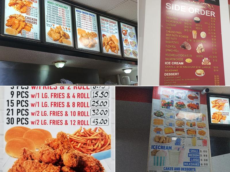 Royal Fried Chicken Menu
