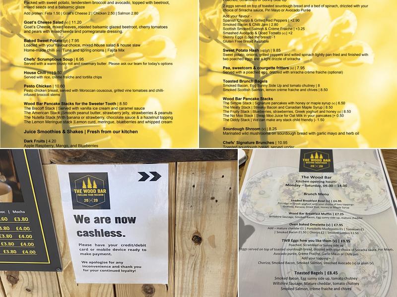 The Wood Bar | Barista Coffee, Brunch & Lunch Menu