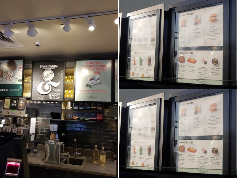 Starbucks Menu