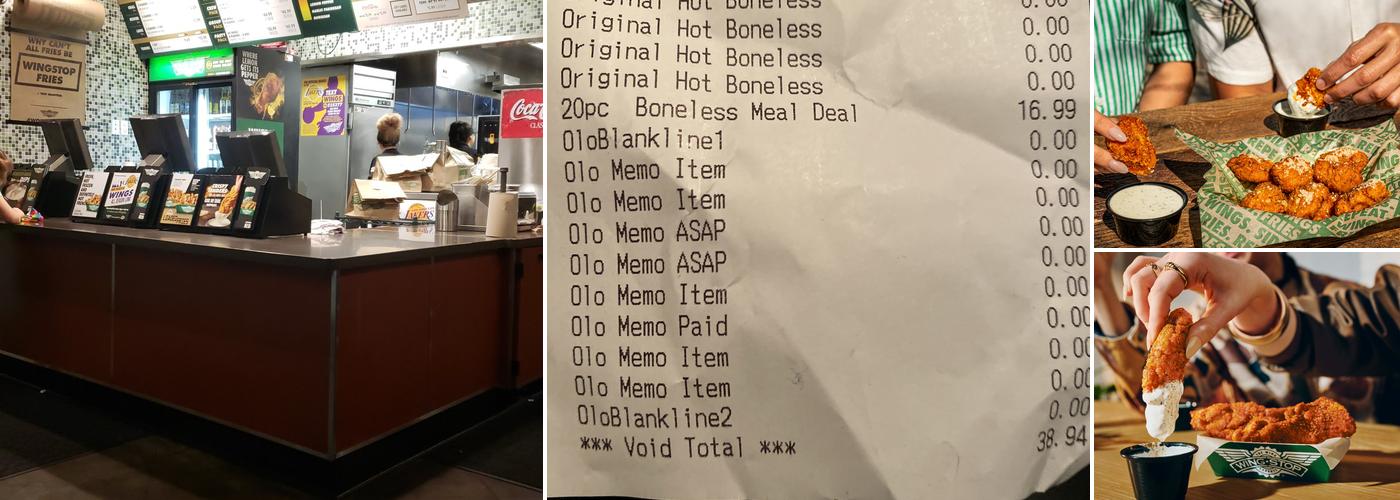 Wingstop Menu
