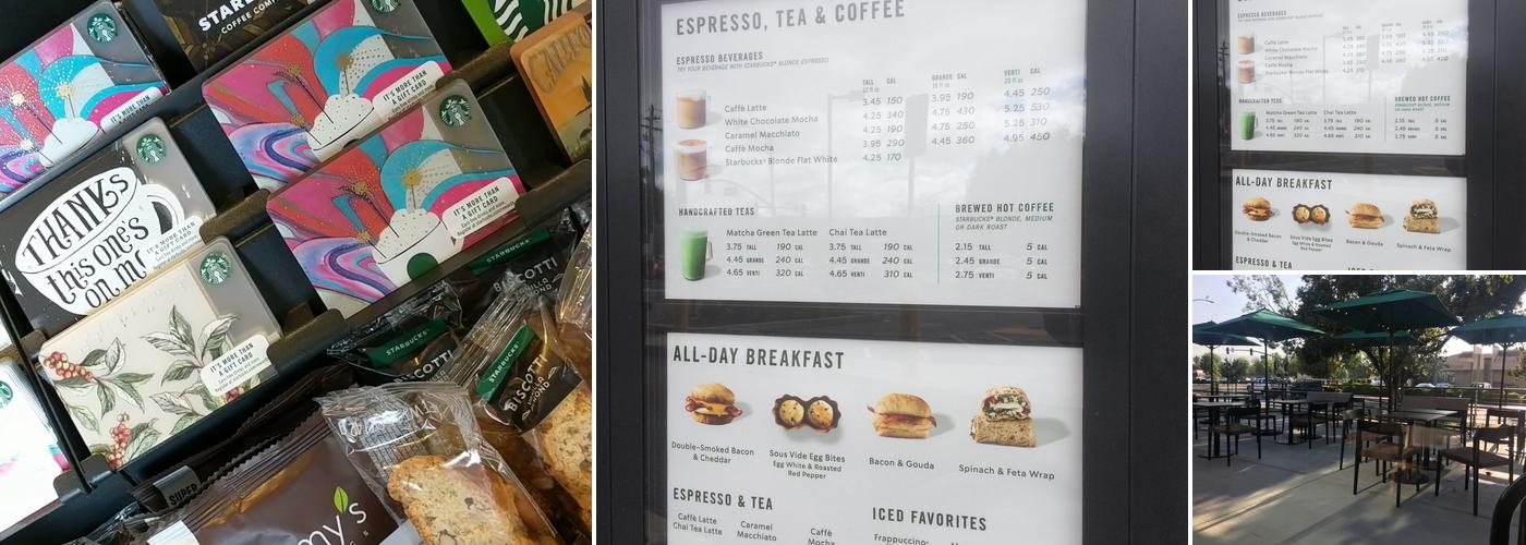 Starbucks Menu