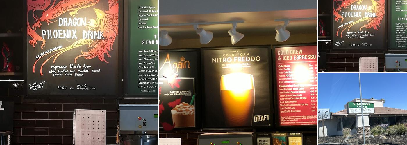 Starbucks Menu