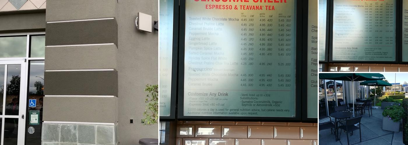 Starbucks Menu