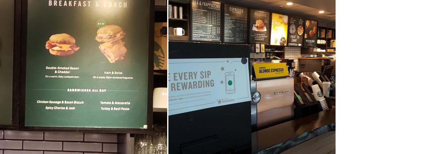 Starbucks Menu