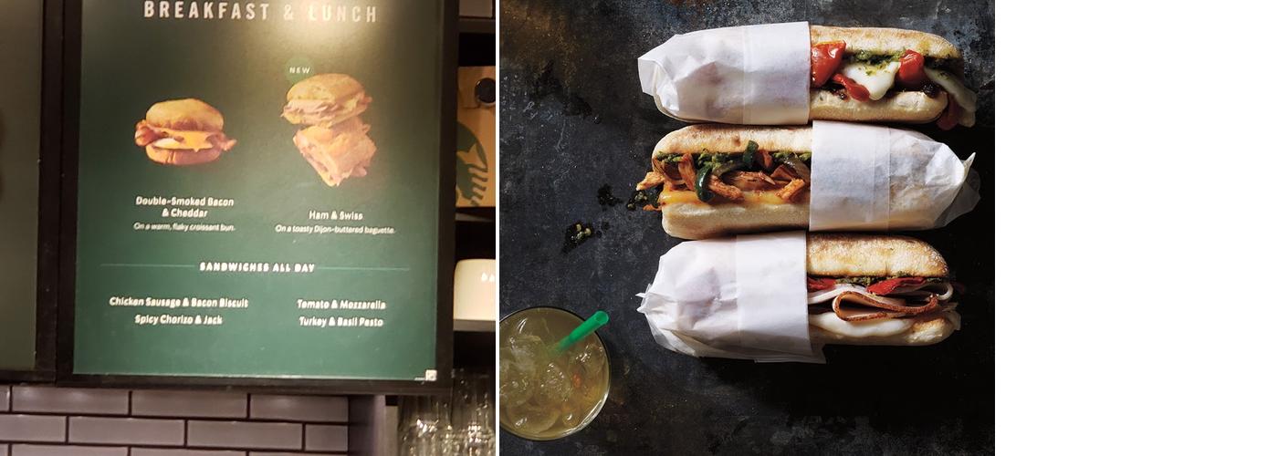 Starbucks Coffee Company Menu