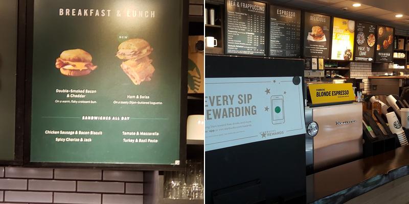 Starbucks Menu