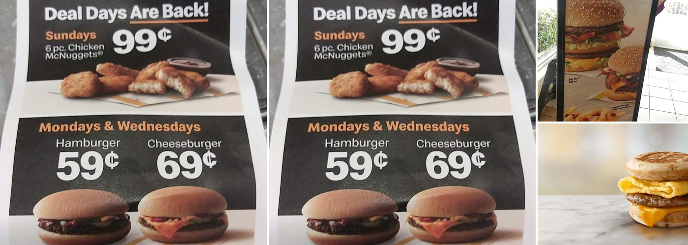 McDonald's Menu