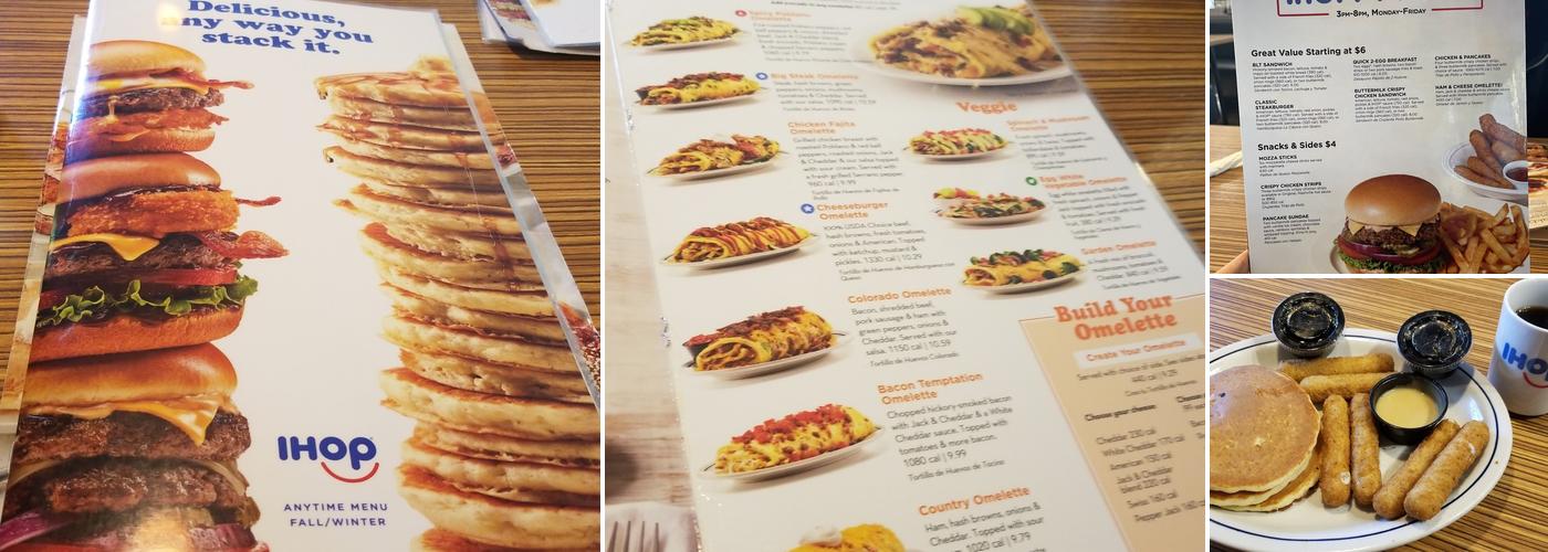 IHOP Menu