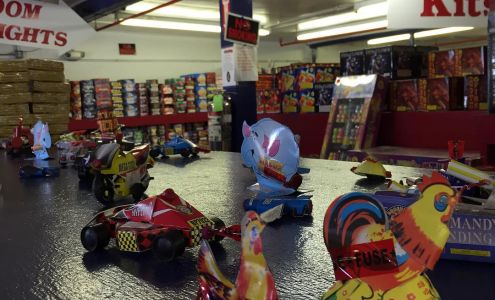 Fireworks Over The Border