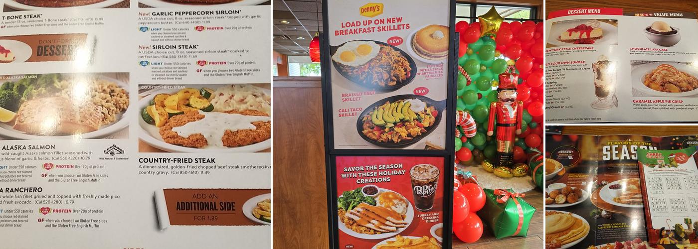 Denny's Menu