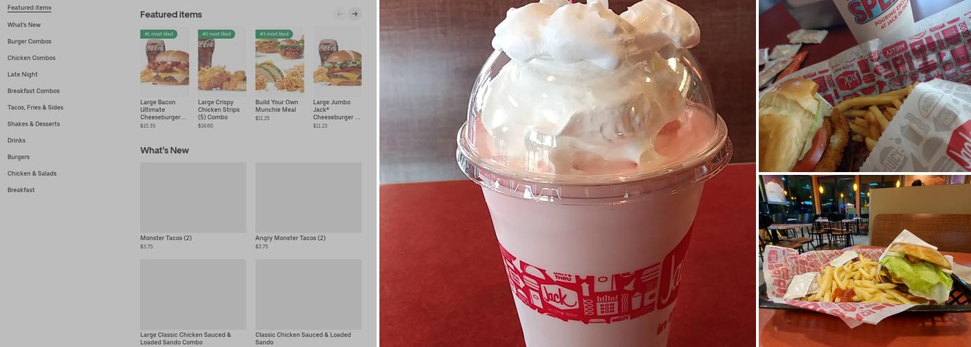 Jack in the Box Menu