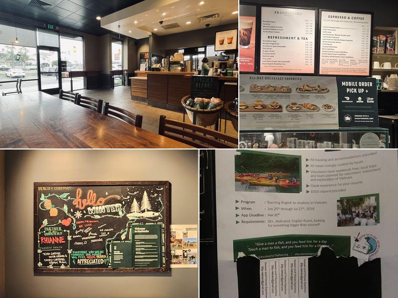 Starbucks Menu