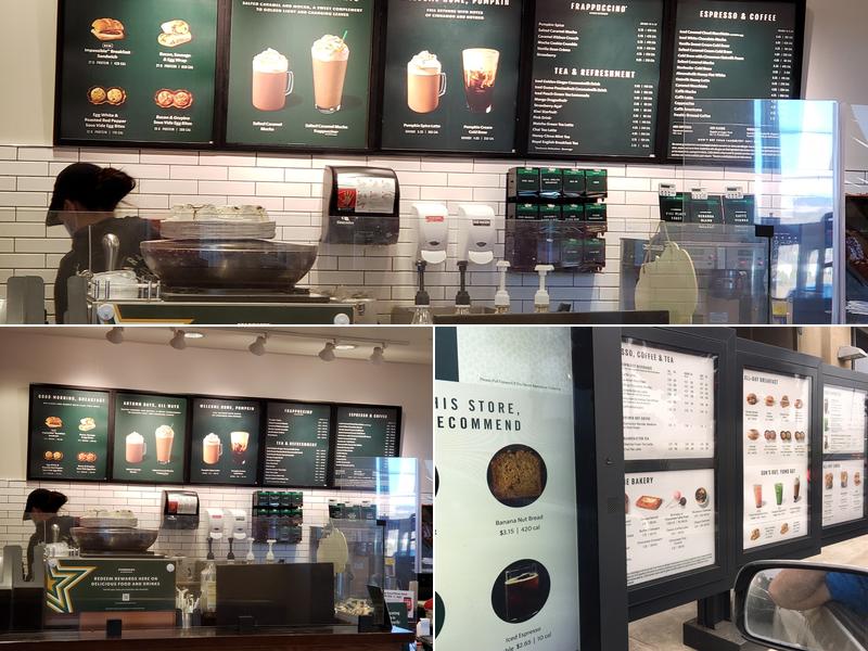 Starbucks Menu