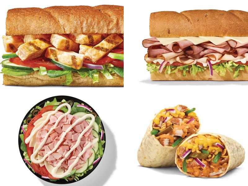 Subway Menu