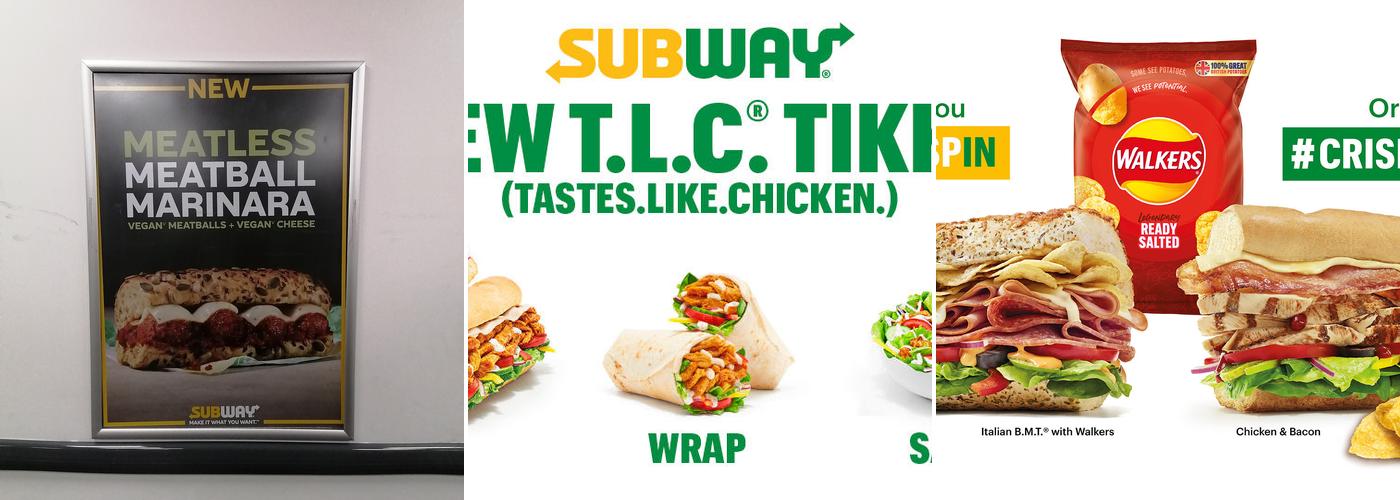 Subway Menu