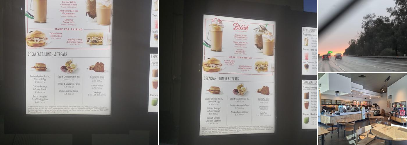 Starbucks Menu