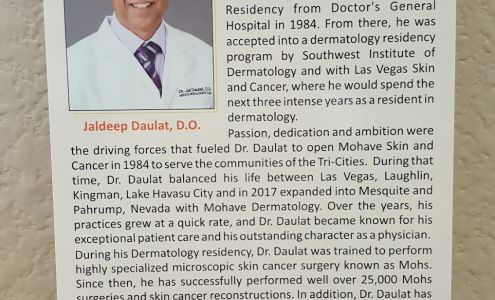 Mohave Dermatology 340 Falcon Ridge Pkwy Bldg 400, Suite 404, Mesquite Nevada 89027