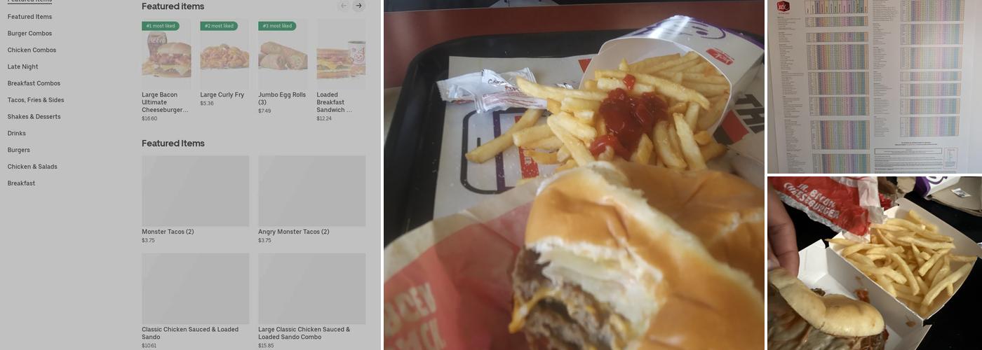 Jack in the Box Menu