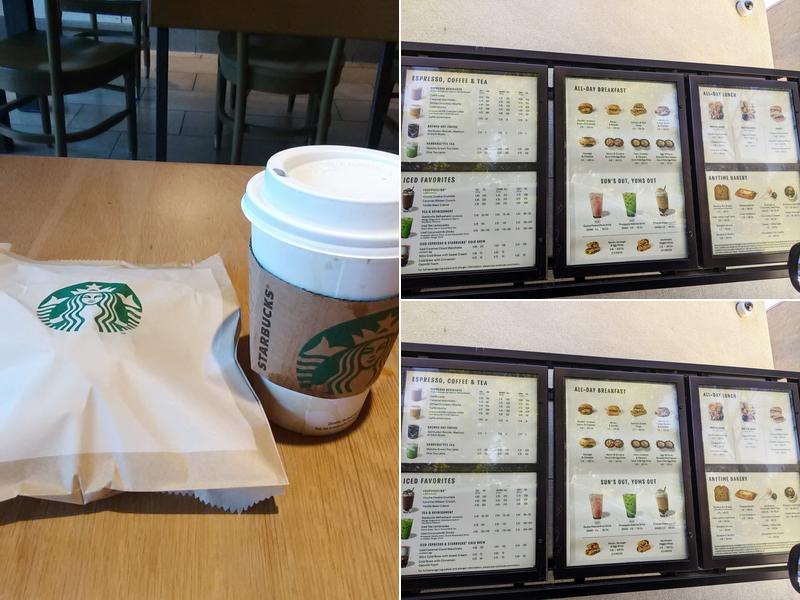 Starbucks Menu